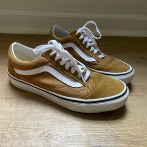 Brown Vans with suede toe!